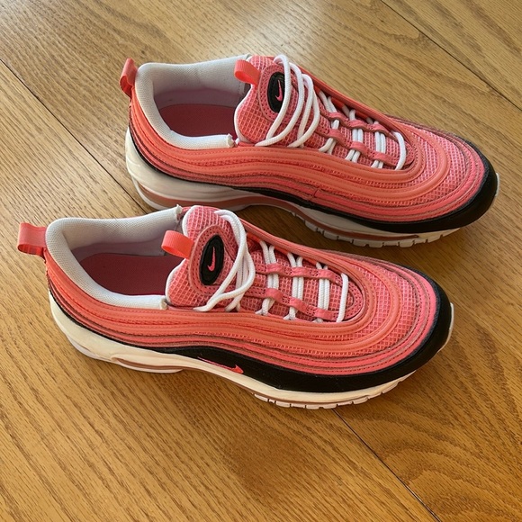 Nike Air Max 97 Sneakers Pink Gaze Black (DZ5327-600) NO BOX Size 7.5 - Picture 1 of 11
